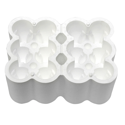 12 Bottle Foam Wine Shipper Insert - 750ml